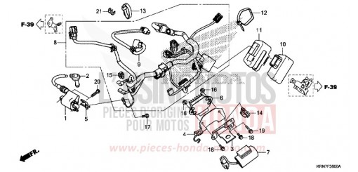WIRE HARNESS CRF250RF de 2015